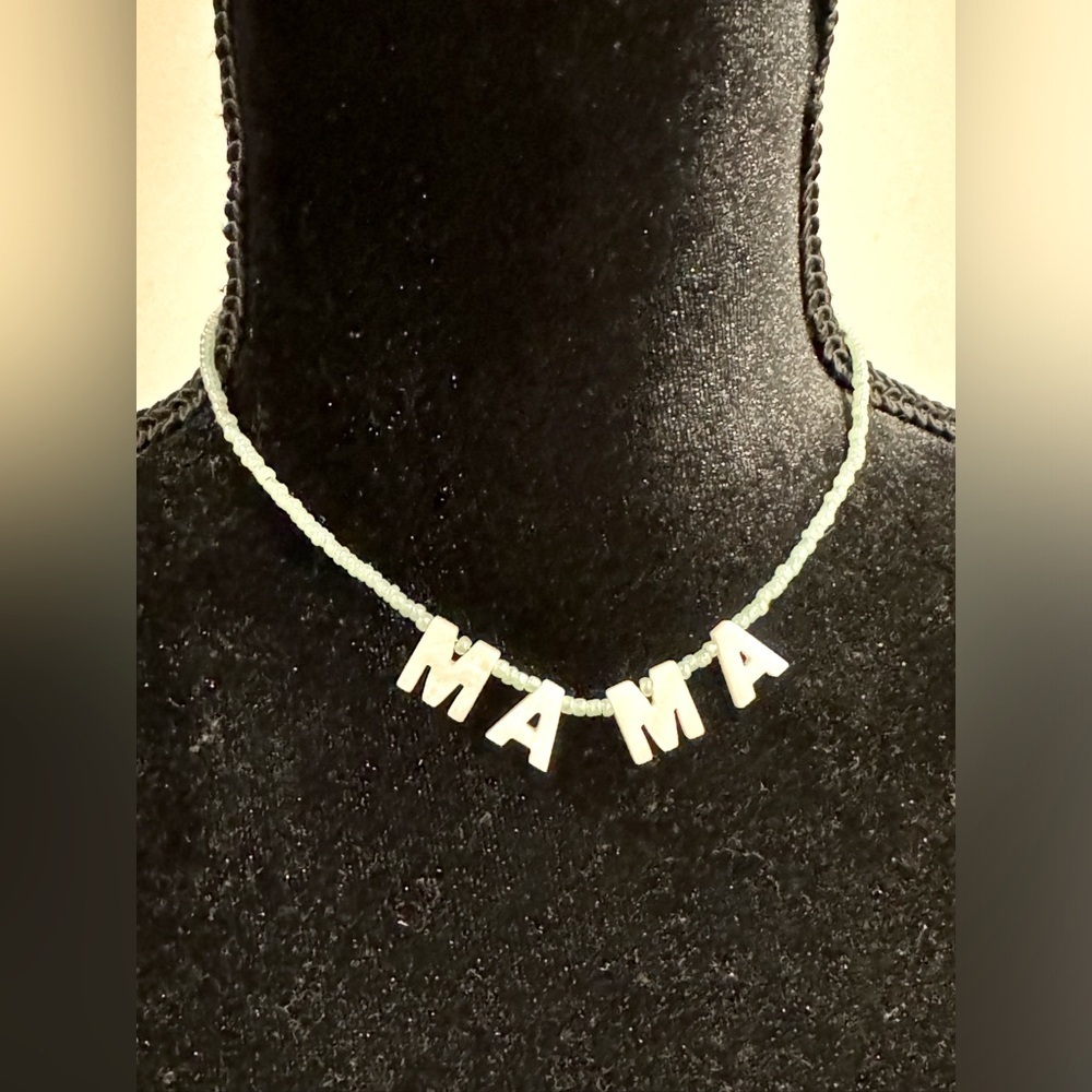 Beaded Necklace - MAMA